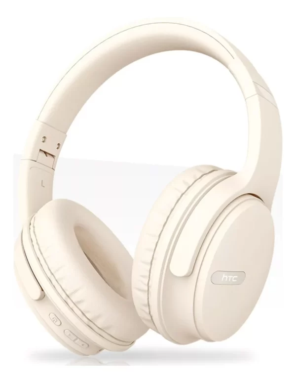 Audífono gamer inalámbrico HTC HP01 blanco con luz LED