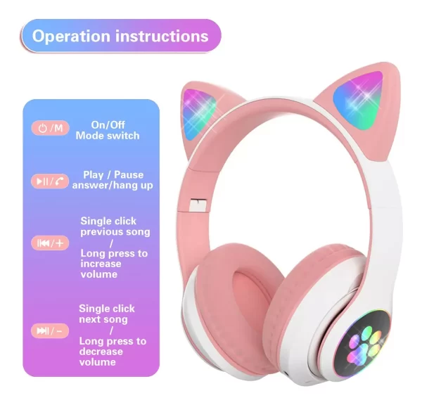 Audifonos Orejas De Gato - Image 2