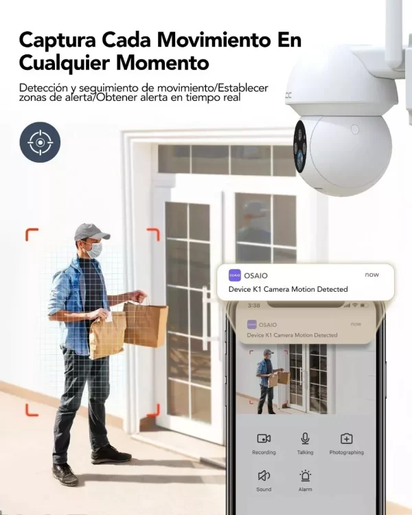 Cámara de seguridad GNCC GK1PRO con resolución de 2MP - Image 2